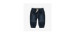 Regular fit pants in dark stretch denim, baby