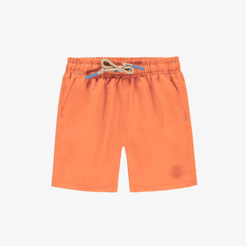 Plain orange swimming bermudas, child