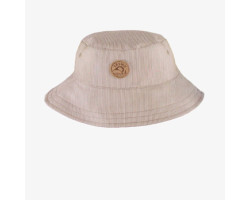 Brown bucket hat with stripes, child