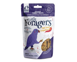 Gâteries Little Foragers cuites au four pour perroquets, Croquants au chili, 125g – HARI