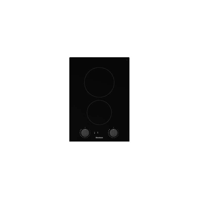 15" Built-in Electric Cooktop, with 2 Radiant Burners, Black, Blomberg CTE15210BL