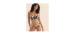 MAAJI Haut de bikini triangle réversible Mirage Opal Leaves