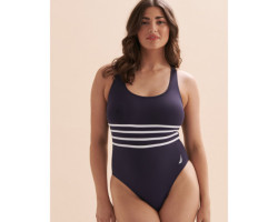 NAUTICA Maillot de bain une pièce à dos croisé Heritage