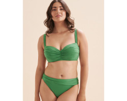 BLEU ROD BEATTIE Haut de bikini bandeau plissé bonnet D Kore