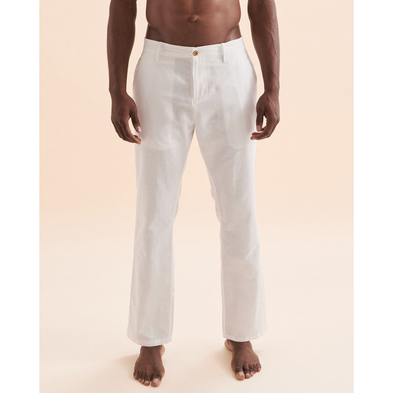 PUBLIC BEACH Pantalon en lin