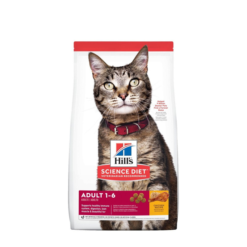 Hill's Science Diet Nourriture sèche au poulet pour chats ad…