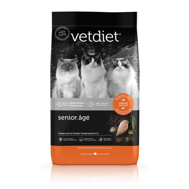 Vetdiet Nourriture sèche au poulet pour chats âg…