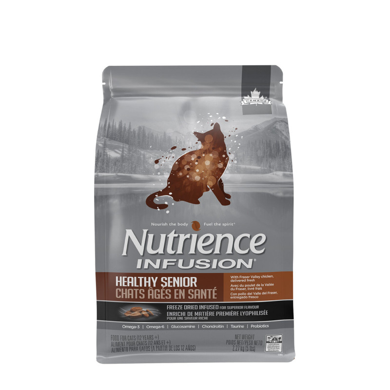 Nutrience Nourriture sèche au poulet pour chats âg…