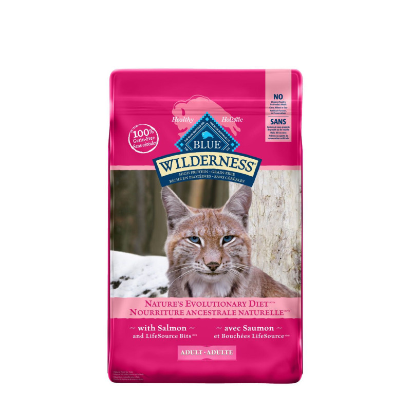 Blue Buffalo Nourriture au saumon pour chats adultes