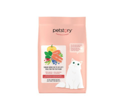 Petstory Nourriture sèche pour chat, saumon