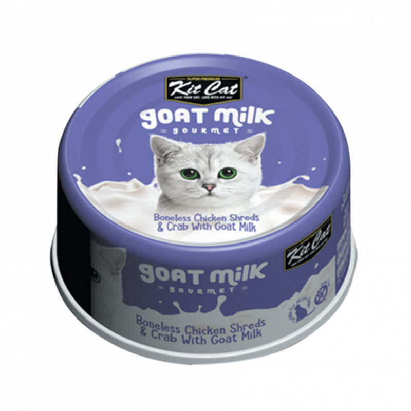 Kit Cat Repas gourmand au lait de chèvre, poulet…