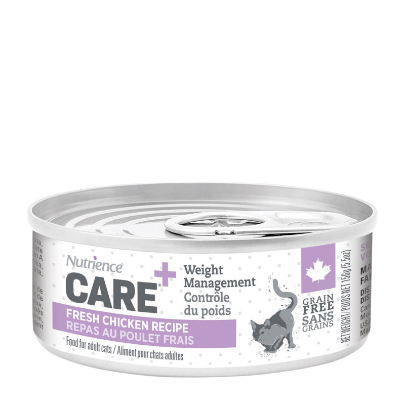 Weight control pâté for cats, chickens…