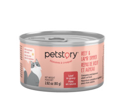 Petstory Repas de bœuf et agneau, 80 g