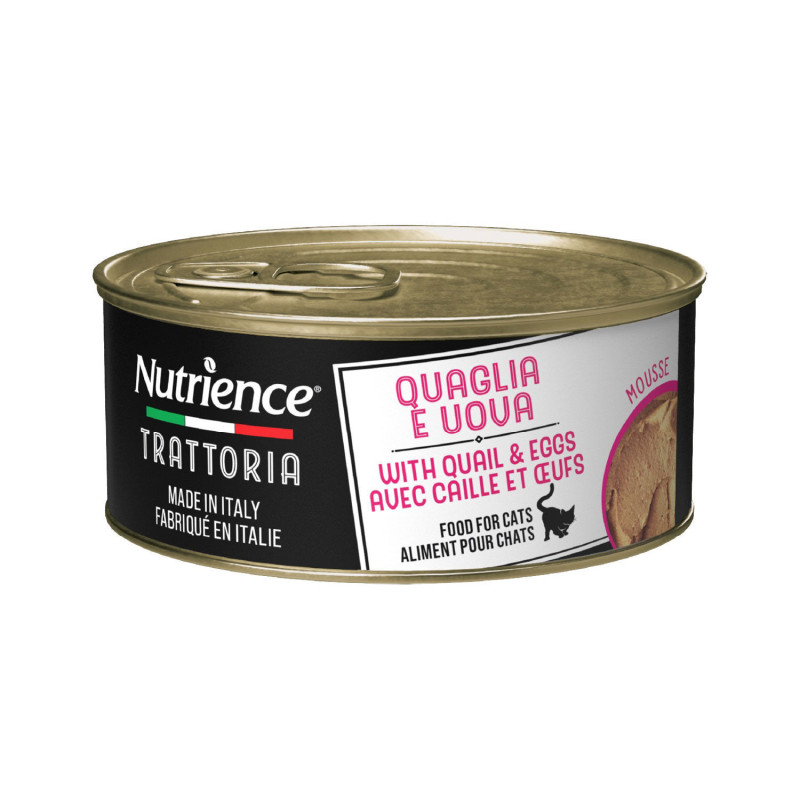 Nutrience Nourriture humide Trattoria avec caille …