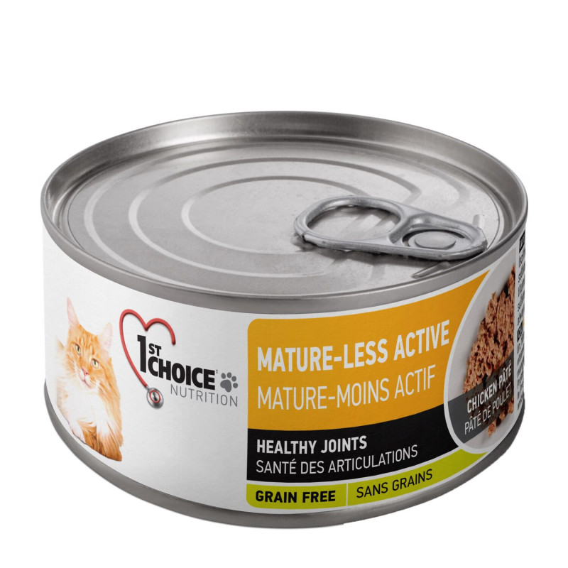 1st Choice Pâté Mature Moins Actif au poulet pour c…