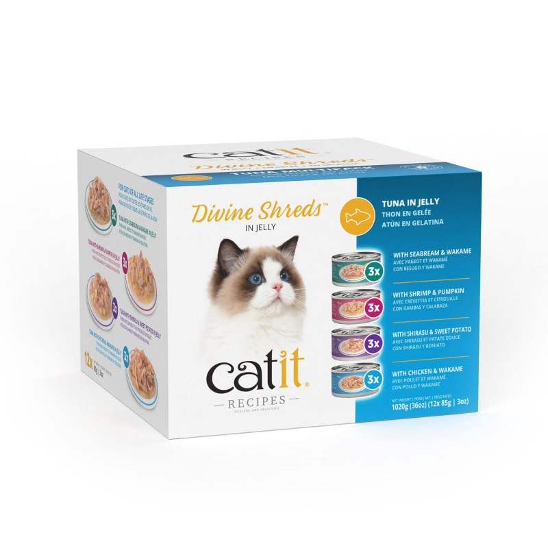 Catit Assortiment de garnitures au thon « Divi…