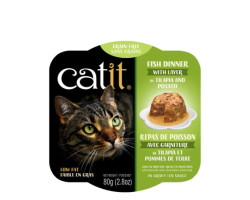 Catit Repas pour chats, poisson, tilapia et po…