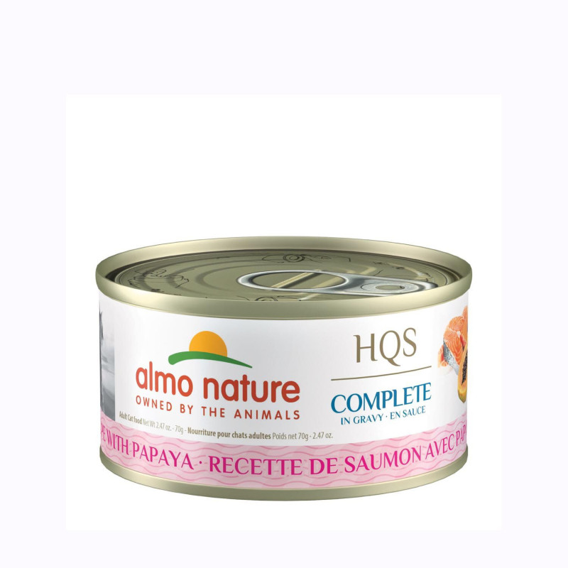 Almo Nature Nourriture humide pour chats, saumon ave…