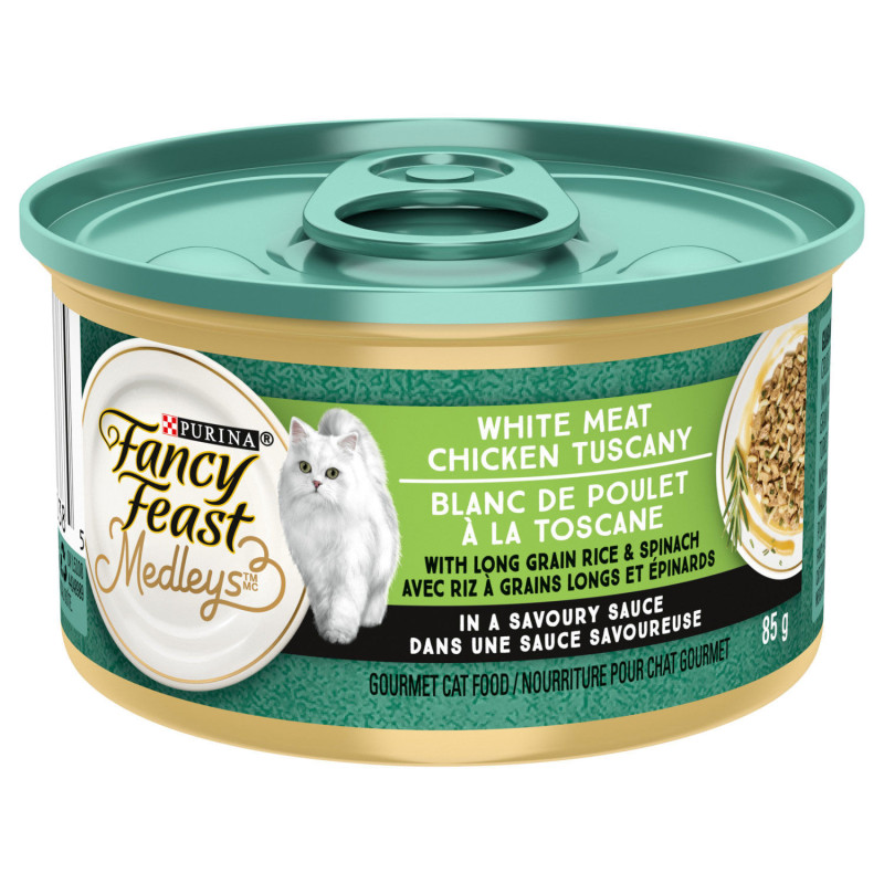 Fancy Feast Elegant Medleys Poulet à la Toscane avec riz à grains lo…