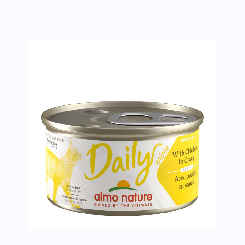 Almo Nature Nourriture humide pour chats, poulet en …