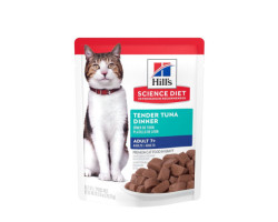 Hill's Science Diet Dîner de thon pour chats adultes 7+, 79 …