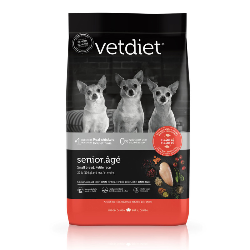 Vetdiet Nourriture sèche au poulet pour chien âg…