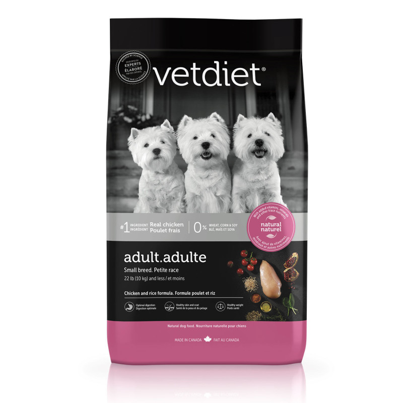 Vetdiet Nourriture sèche au poulet pour chien ad…