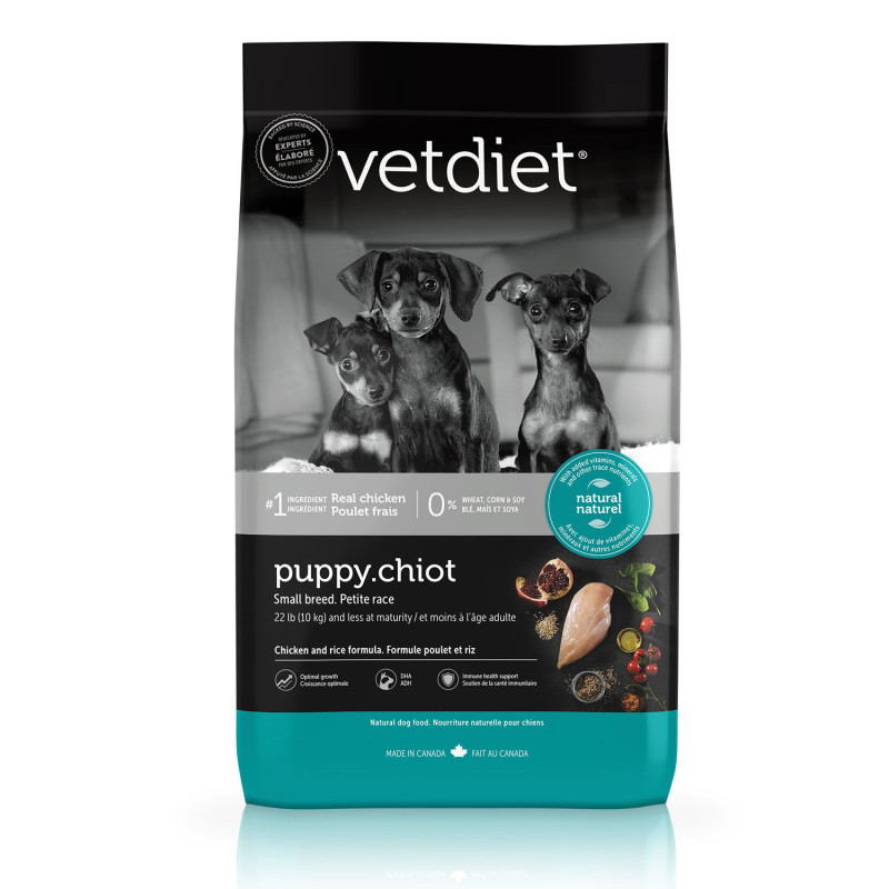 Vetdiet Nourriture sèche au poulet pour chiot pe…