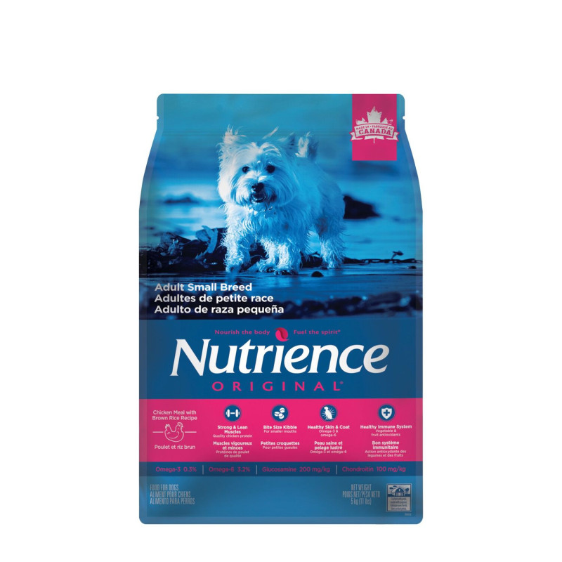 Nutrience Nourriture sèche au poulet et riz brun p…