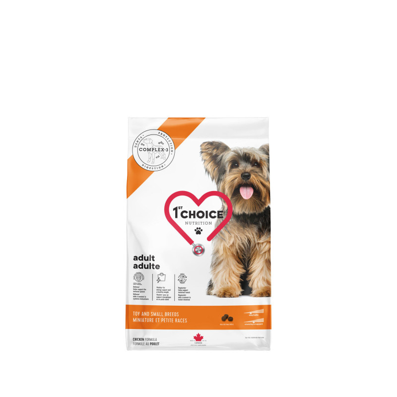 Miniature adult formula and small breeds…