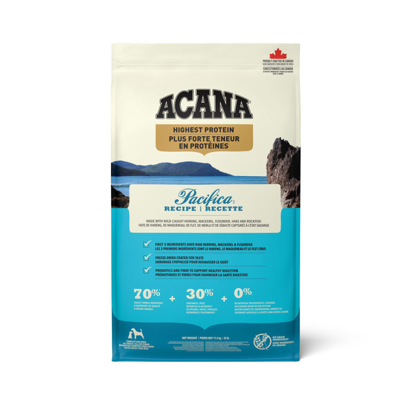 Acana Recette Pacifica Plus forte teneur en pr…