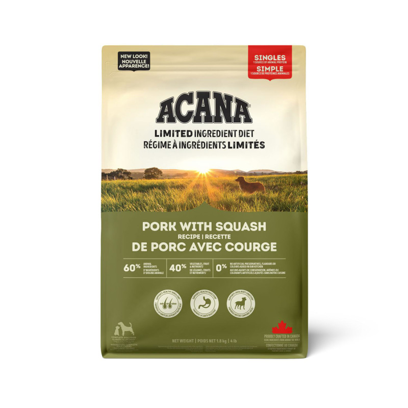 Acana Nourriture sèche recette au porc avec co…