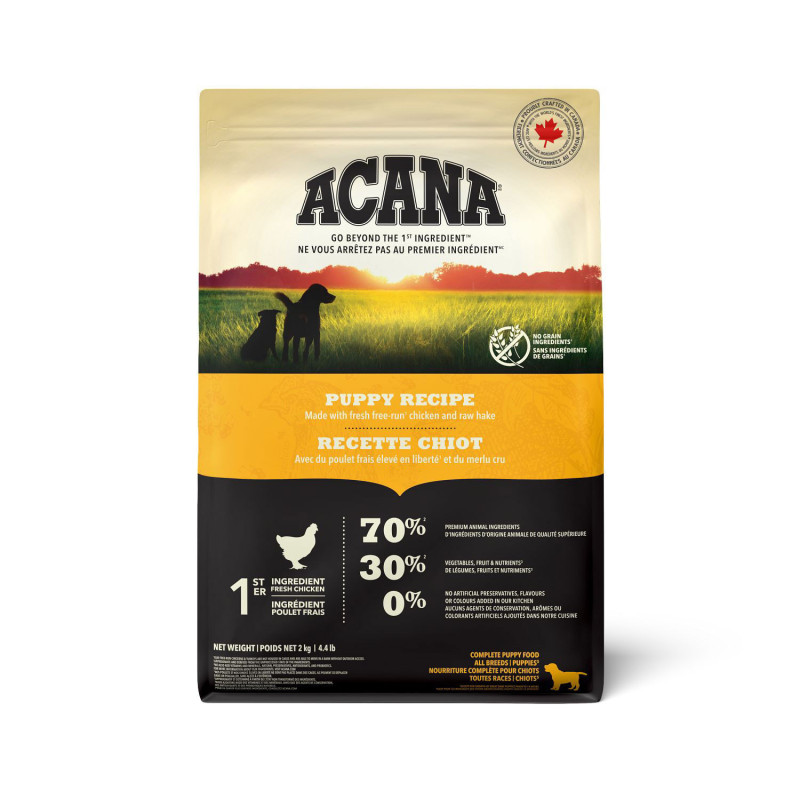 Acana Nourriture sèche recette pour chiot, 2 k…