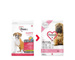 Skin and coat formula for puppies with…