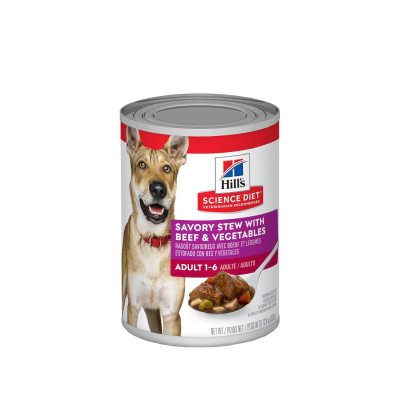 Beef and vegetable stew for dogs with…