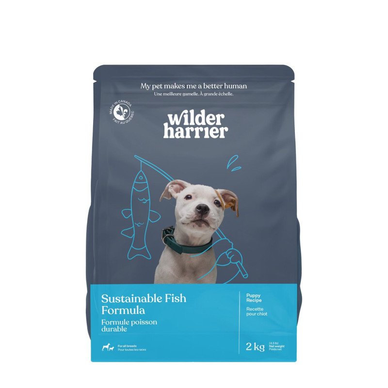 Dry food for puppies, fish from…