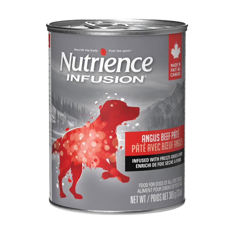 Nutrience Pâté au bœuf Angus pour chiens, 369 g