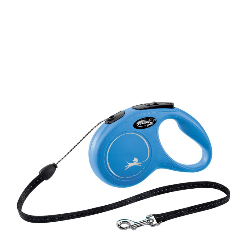 Blue “Classic” retractable lead in co…