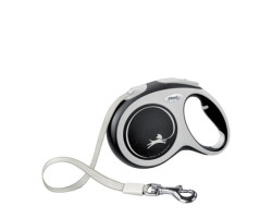 Comfort black retractable ribbon leash…