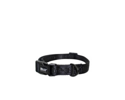 Embossed collar for dogs, black