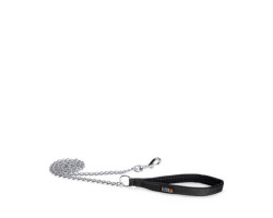 Black handle chain leash