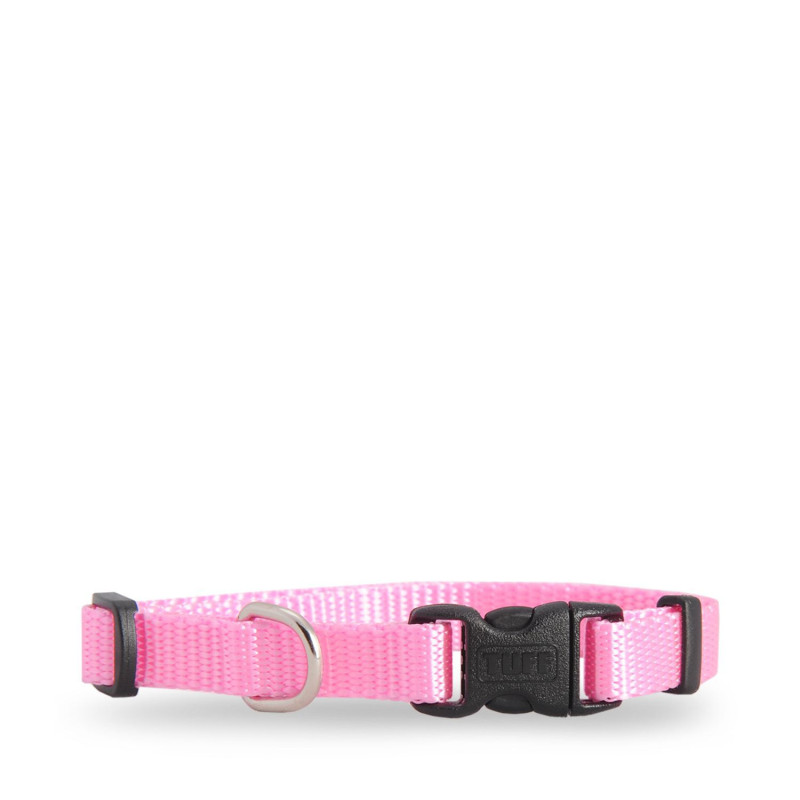 Pink nylon collar