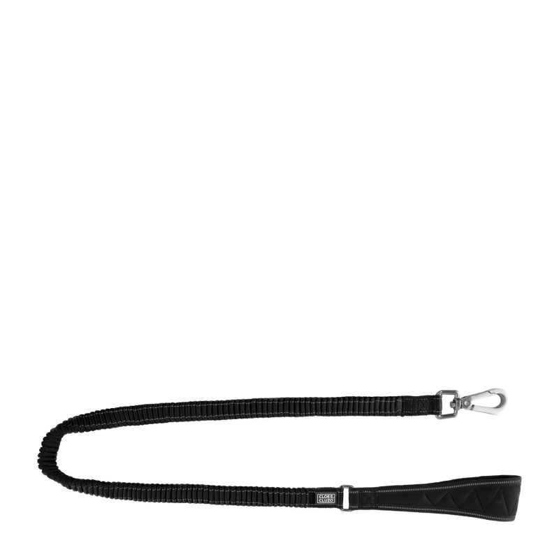 CLÖE e CLUZO Laisse bungee pour chiens, noir