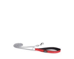 Red handle chain leash