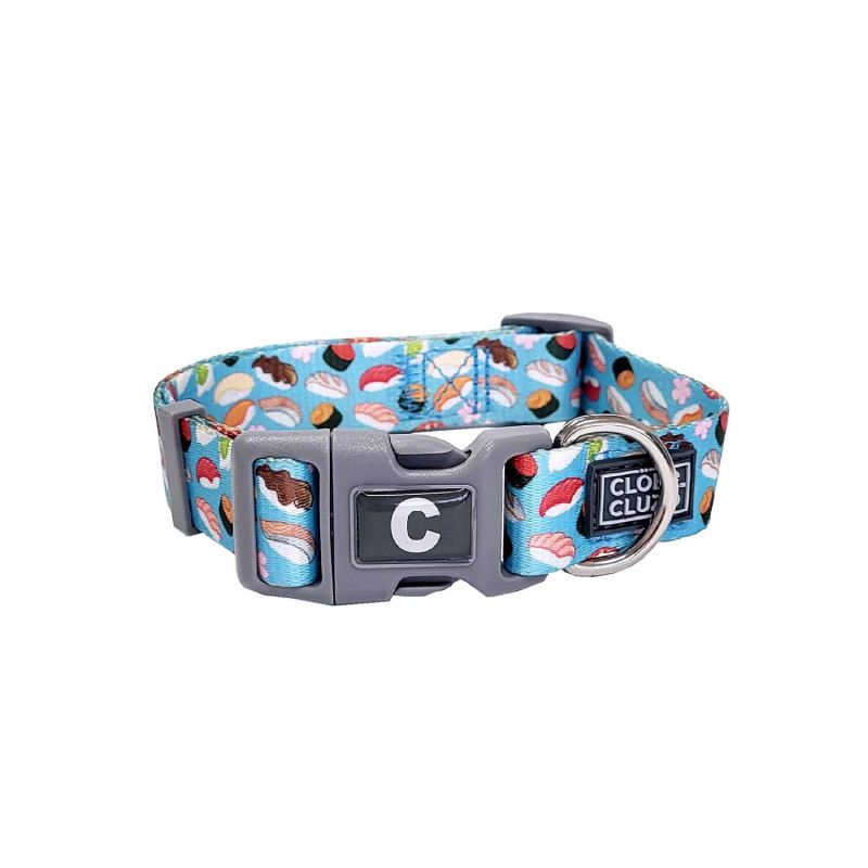 “Sushi” printed collar for dogs