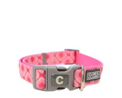 CLÖE e CLUZO Collier ajustable pour chiens, losanges