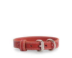 Mira Collier rouge en cuir...