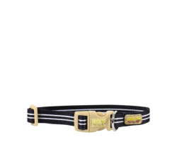 Collar for small dogs, black stripes…