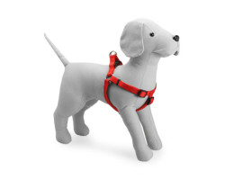 Red nylon harness