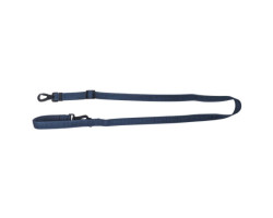 Embroidered dog leash, teal